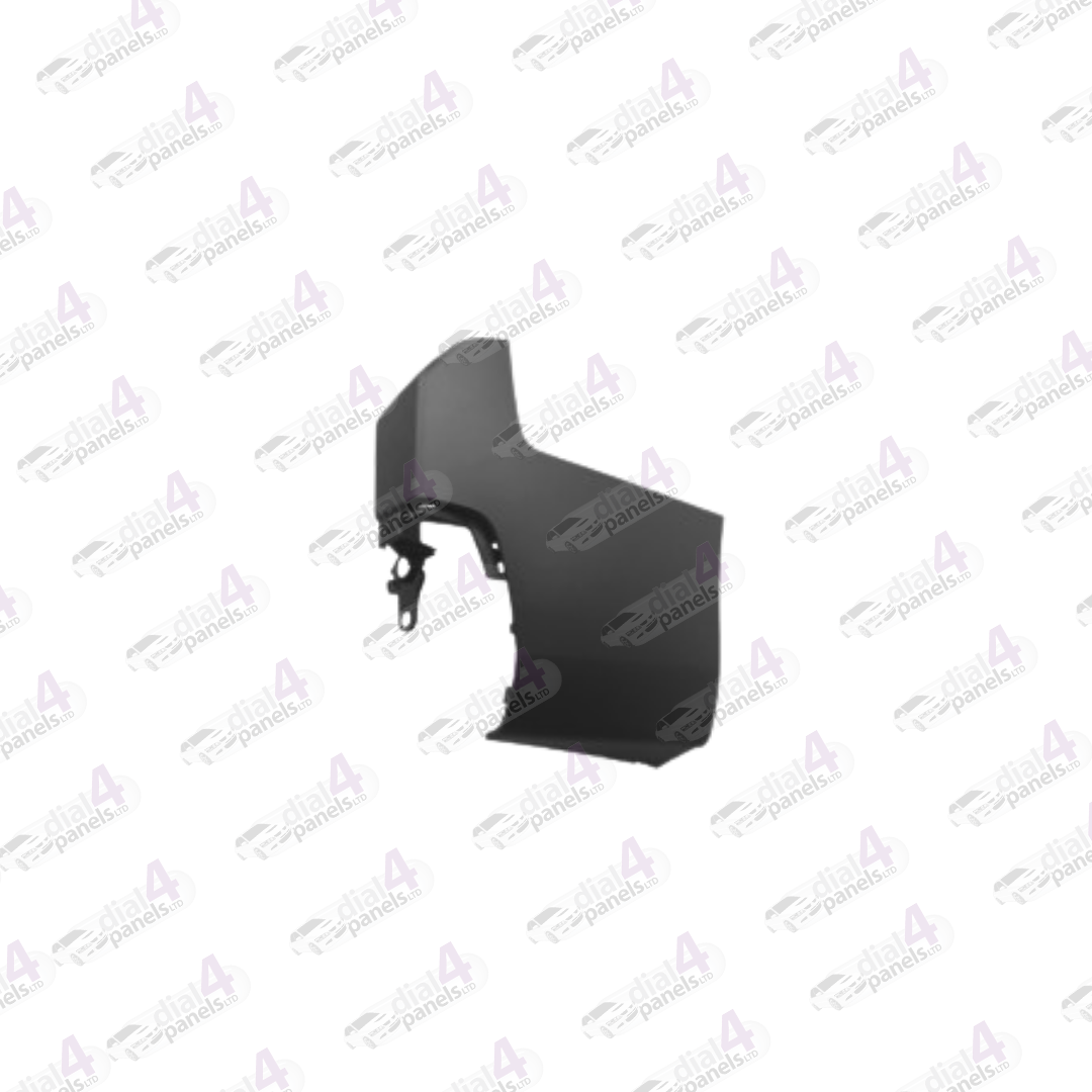 CITROEN BERLINGO / PARTNER / RIFTER / COMBO / PROACE CITY 2018> REAR BUMPER END CAP SINGLE DOOR BLACK RIGHT SWB 9816806380