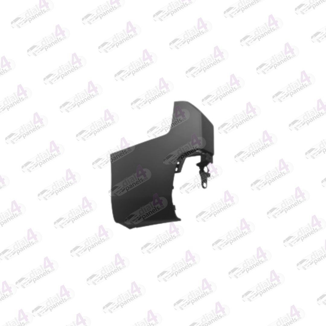 CITROEN BERLINGO / PARTNER / RIFTER / COMBO / PROACE CITY 2018> REAR BUMPER END CAP SINGLE DOOR BLACK LEFT SWB 9816806480