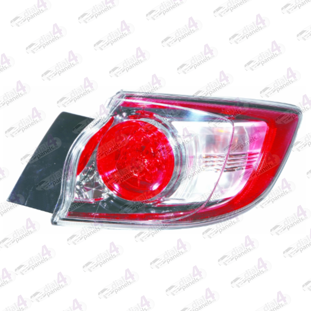 MAZDA 3 2010-2012 REAR LAMP SPORT MODEL CLEAR CENTRE CLEAR INDICATOR RIGHT BCW851150E