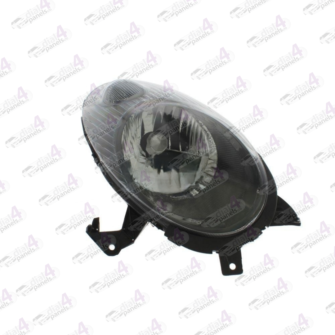 NISSAN MICRA 2003-2007 HEADLAMP BLACK RIGHT 26010AX605 - 26010AX705