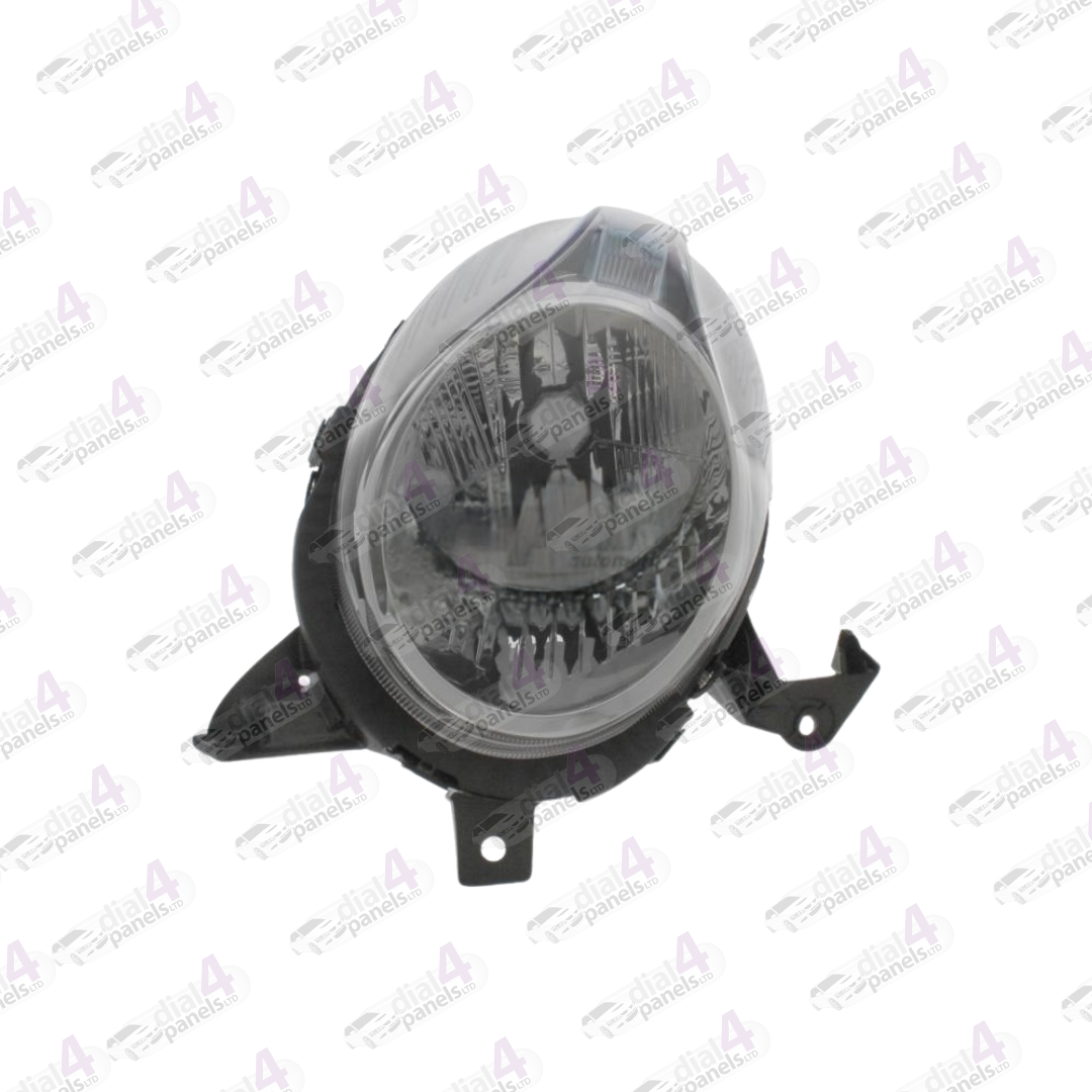 NISSAN MICRA 2007-2009 HEADLAMP CHROME LEFT 26060BG10B - 26060BG00B