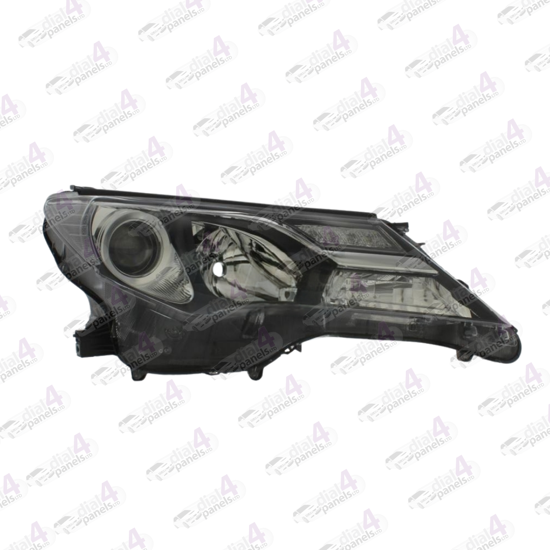TOYOTA RAV 4 2013-2016 HEADLAMP BLACK LED DRL RIGHT