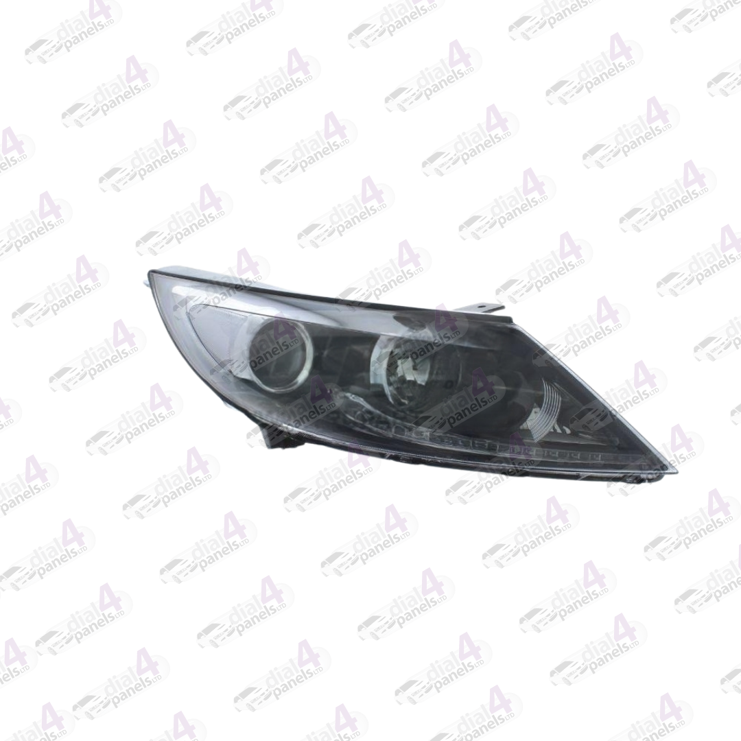 KIA SPORTAGE 2011-2015 HEADLAMP LED DRL BLACK RIGHT