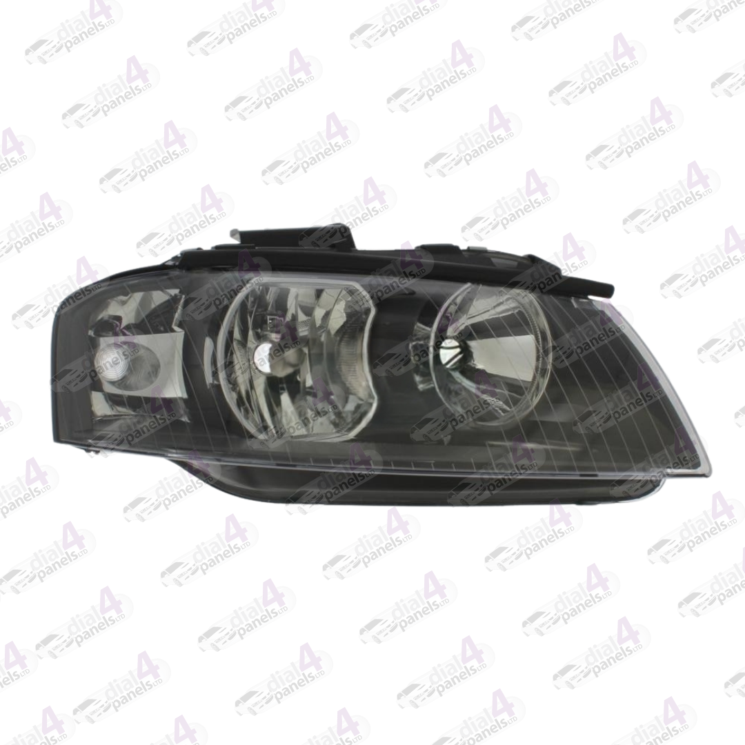 AUDI A3 2003-2008 HEADLAMP BLACK RIGHT 8P0941004C - 8P0941004K - 8P0941004L - 8L0941004K - 8P0941004A