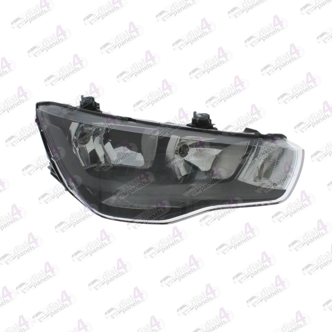 AUDI A1 2010-2015 HEADLAMP BLACK RIGHT 8X0941004A