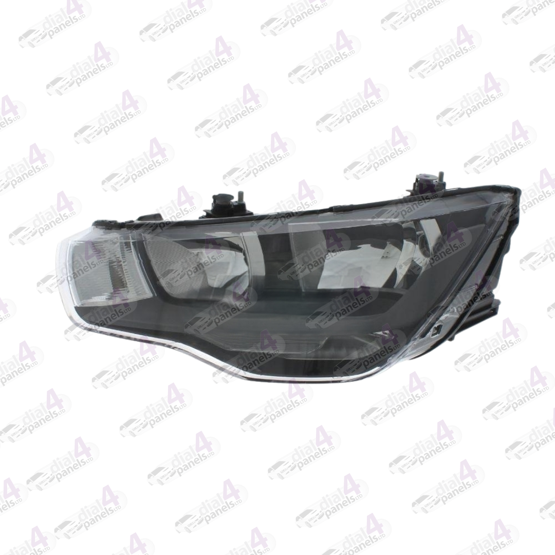 AUDI A1 2010-2015 HEADLAMP BLACK LEFT 8X0941003A