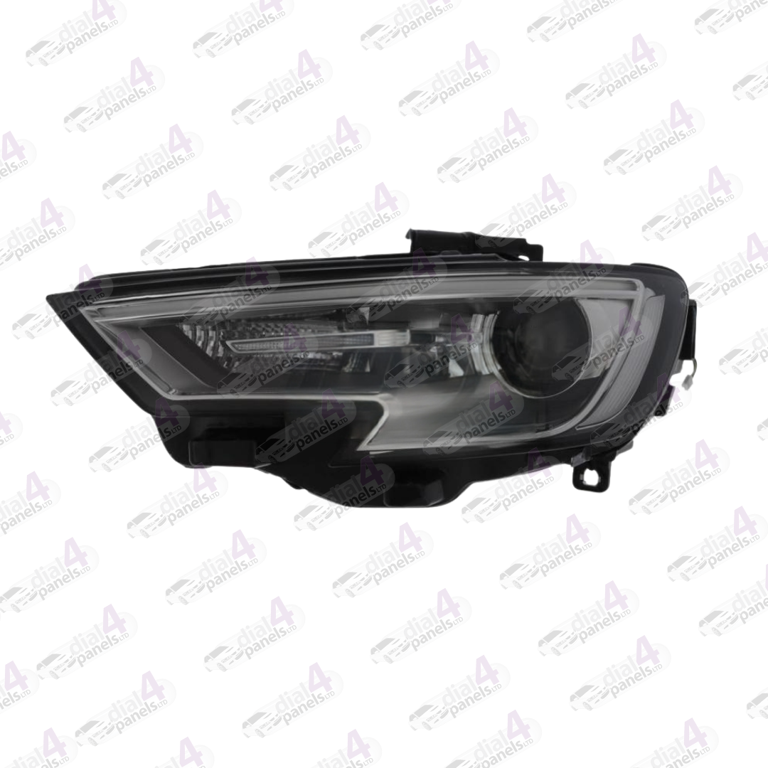AUDI A3 2016-2020 HEADLAMP XENON LED DRL CROME LEFT 8V0941043F