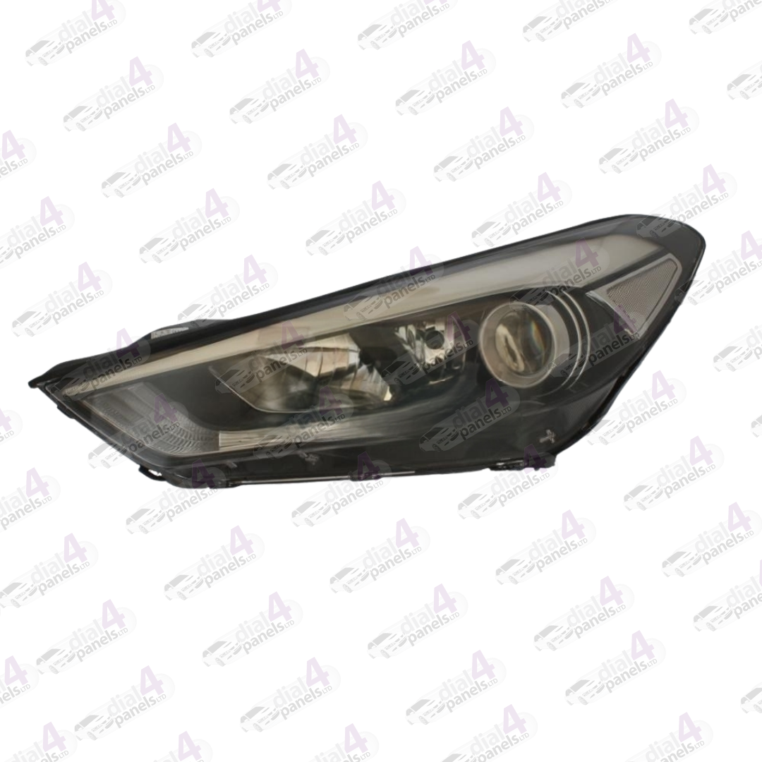 HYUNDAI TUCSON 2015-2018 HEADLAMP BLACK LED DRL LEFT