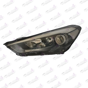 HYUNDAI TUCSON 2015-2018 HEADLAMP BLACK LED DRL LEFT