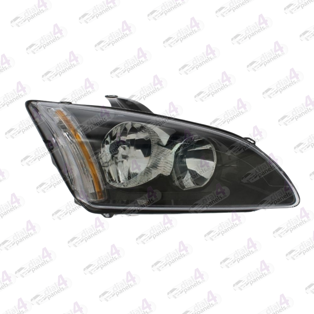 FORD FOCUS 2004-2007 HEADLAMP BLACK RIGHT 1456964 - 1480986 - 1324247 - 1329407 - 1384543 - 1456963 - 1456965 - 1480979 - 1480985