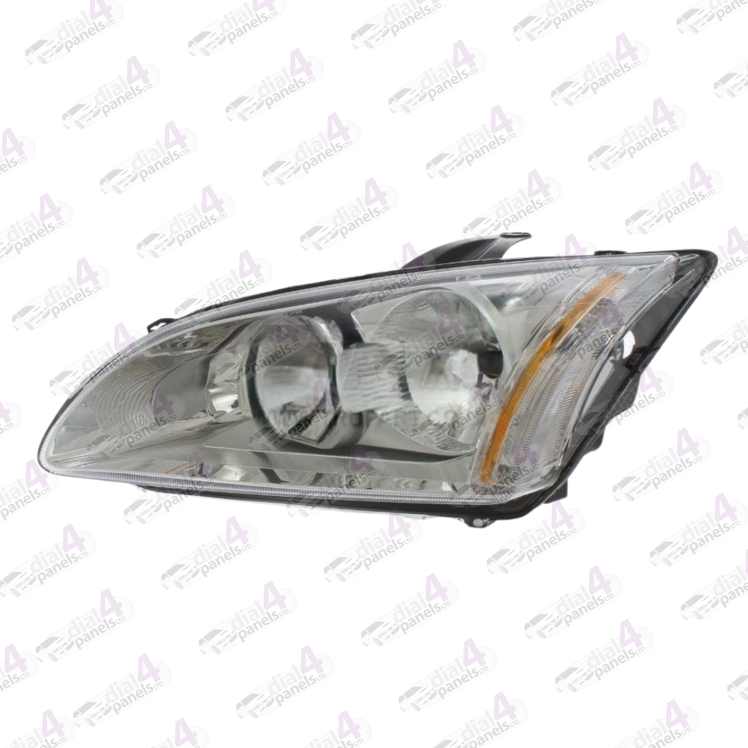 FORD FOCUS 2004-2007 HEADLAMP CHROME LEFT 1324257 - 1480990 - 1324256 - 1385257 - 1456967