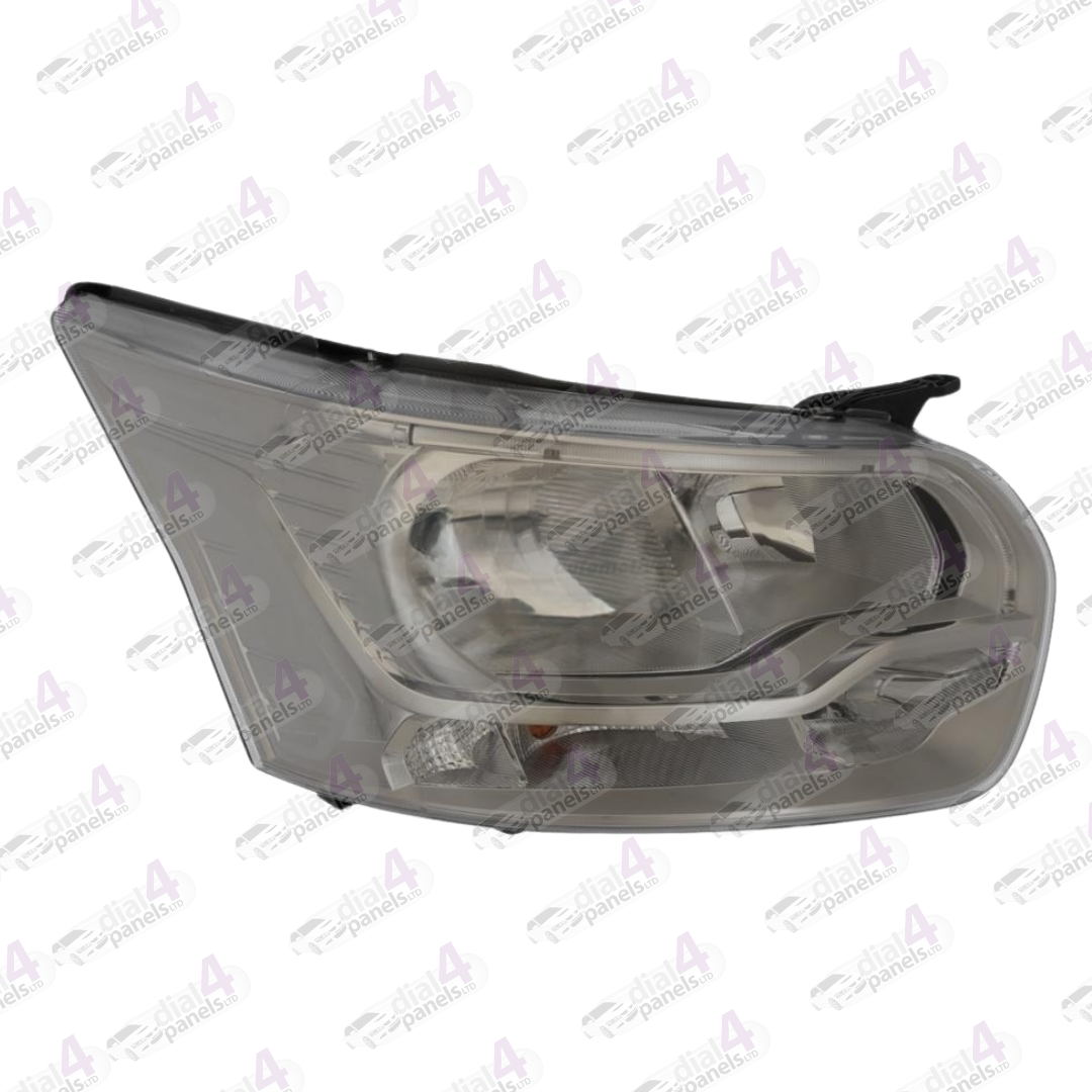 FORD TRANSIT 2014-2019 HEADLAMP CHROME LED DRL RIGHT 2310686
