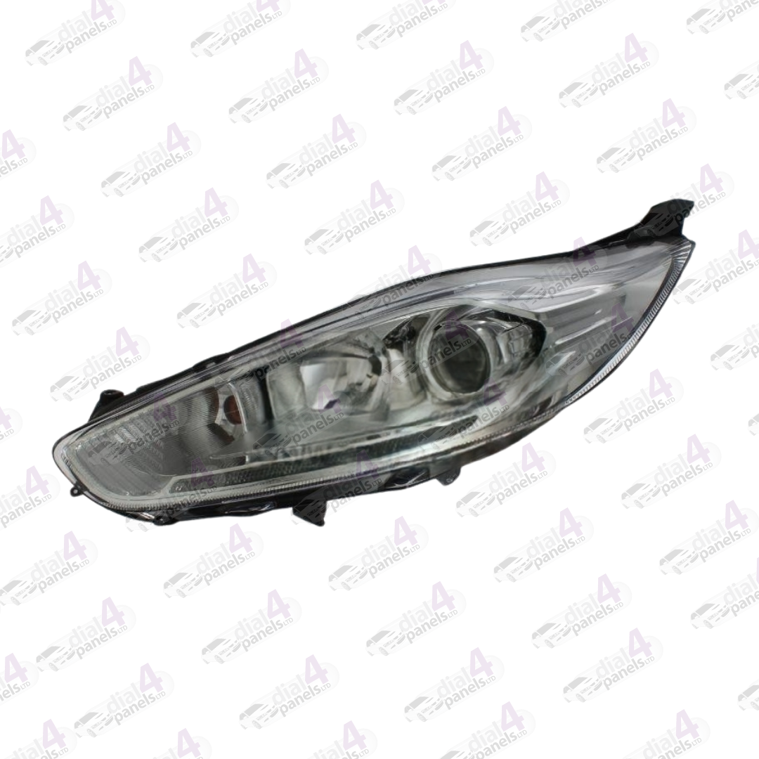 FORD FIESTA 2013-2017 HEADLAMP CHROME LED DRL LEFT 1796351 - 1806752 - 1831960 - 1857451 - 1857452 - 1874074 - 1895786 - 2126901 - C1BB13W030DB - C1BB13W030DC - C1BB13W030DD - C1BB13W030DE - C1BB13W030DF - C1BB13W030DG