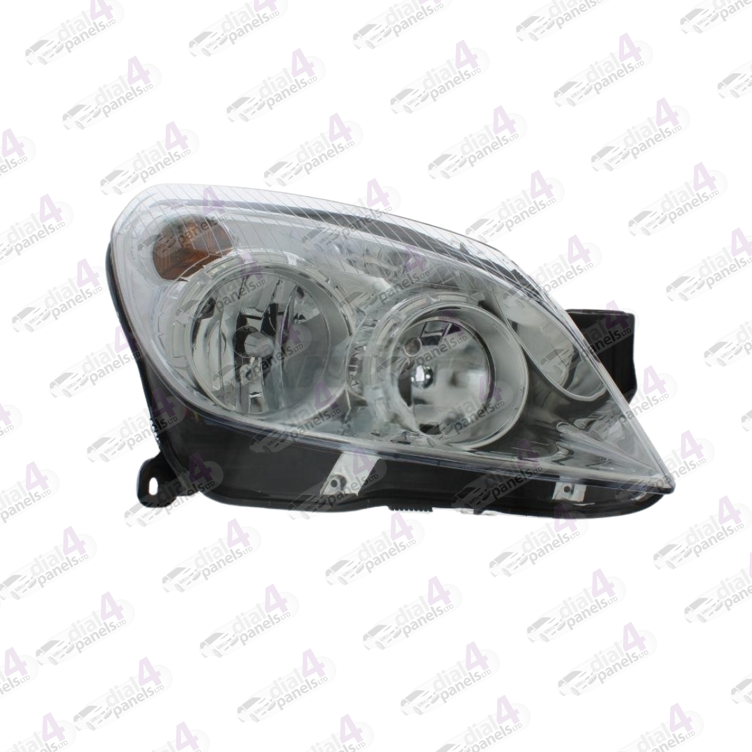 VAUXHALL ASTRA 2004-2009 HEADLAMP CHROME RIGHT 1216660 - 1216658 - 93190068