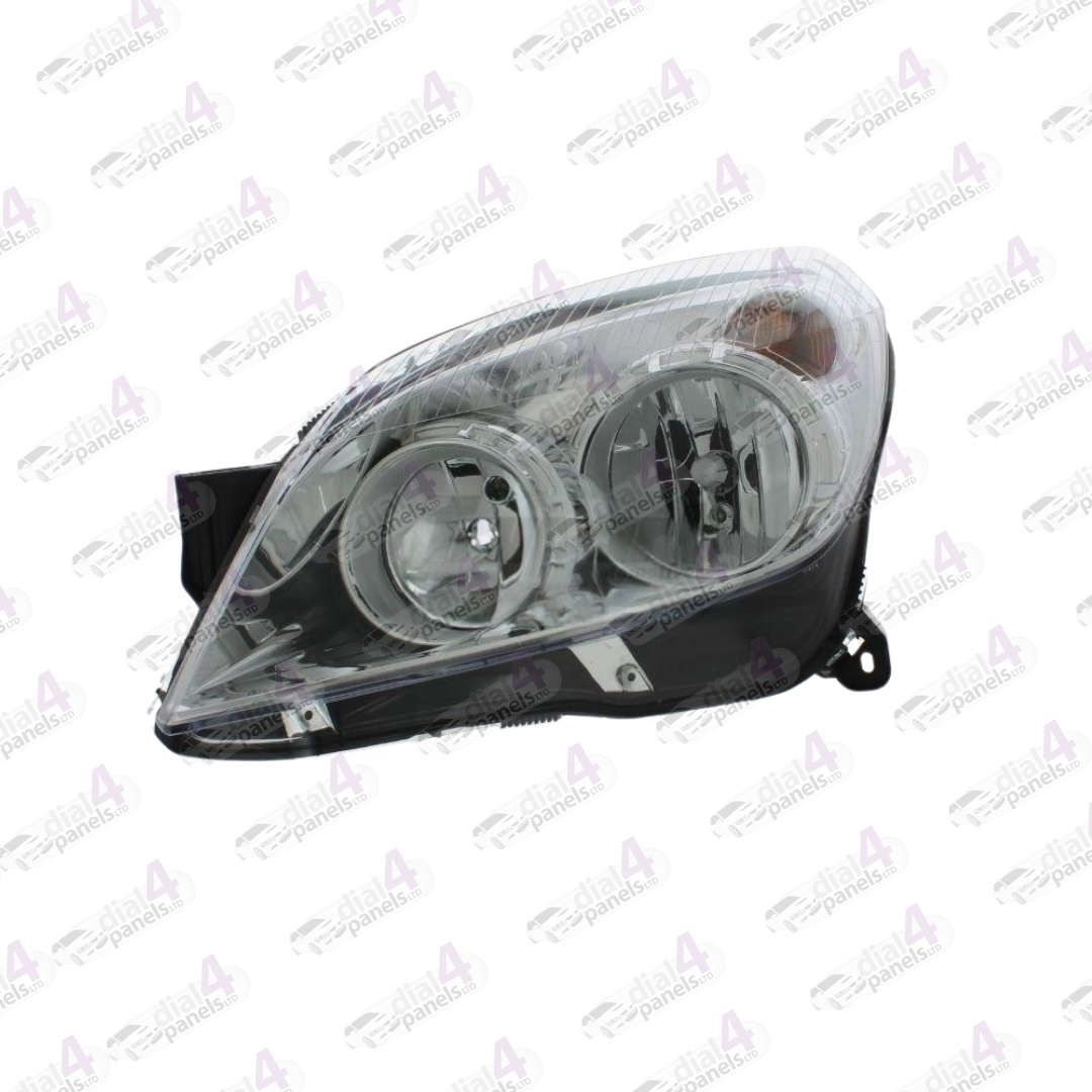 VAUXHALL ASTRA 2004-2009 HEADLAMP CHROME LEFT 1216659 - 1216657 - 93190067