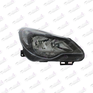 VAUXHALL CORSA 2011-2014 HEADLAMP BLACK RIGHT 1216645 - 13446800 - 95510690 - 95515398