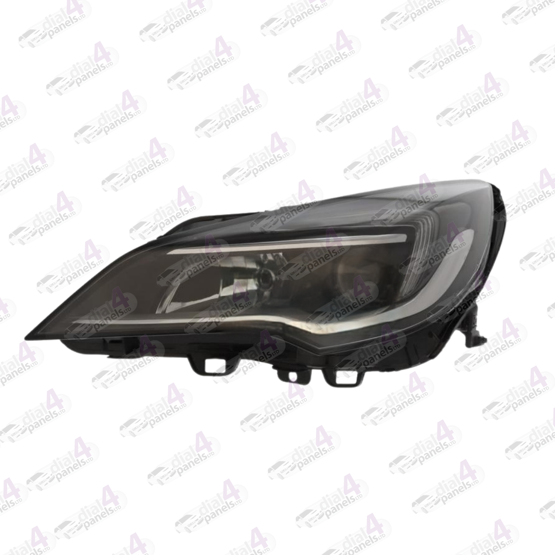 VAUXHALL ASTRA 2015-2019 HEADLAMP BLACK LED DRL LEFT 13488971 - 39081894