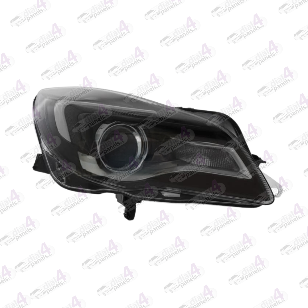 VAUXHALL INSIGNIA 2013-2016 HEADLAMP BLACK LED DRL RIGHT 1216813 - 13409909 - 39031210 - 471722400