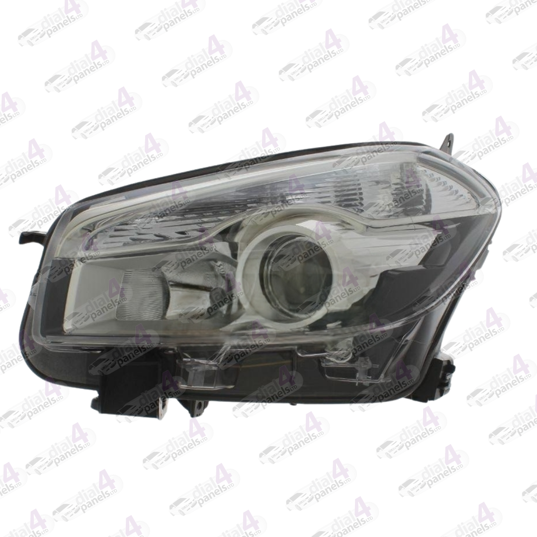 NISSAN QASHQAI 2010-2013 HEADLAMP CHROME LEFT 26060BR00A - 26060BR00B - 26060BR01B - 26060BR02A - 26060BR03A