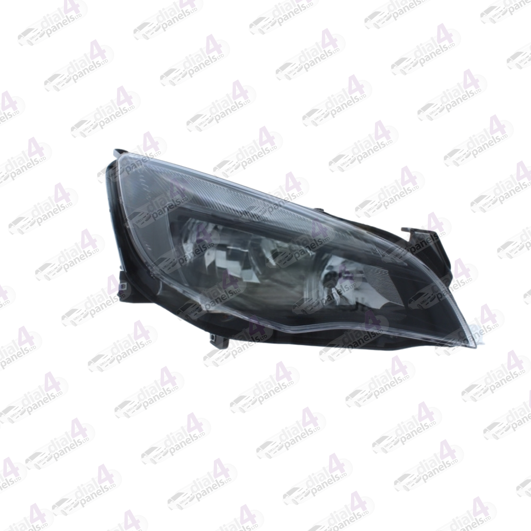 VAUXHALL ASTRA 2012-2014 HEADLAMP BLACK LED DRL RIGHT 1216731 - 13371602