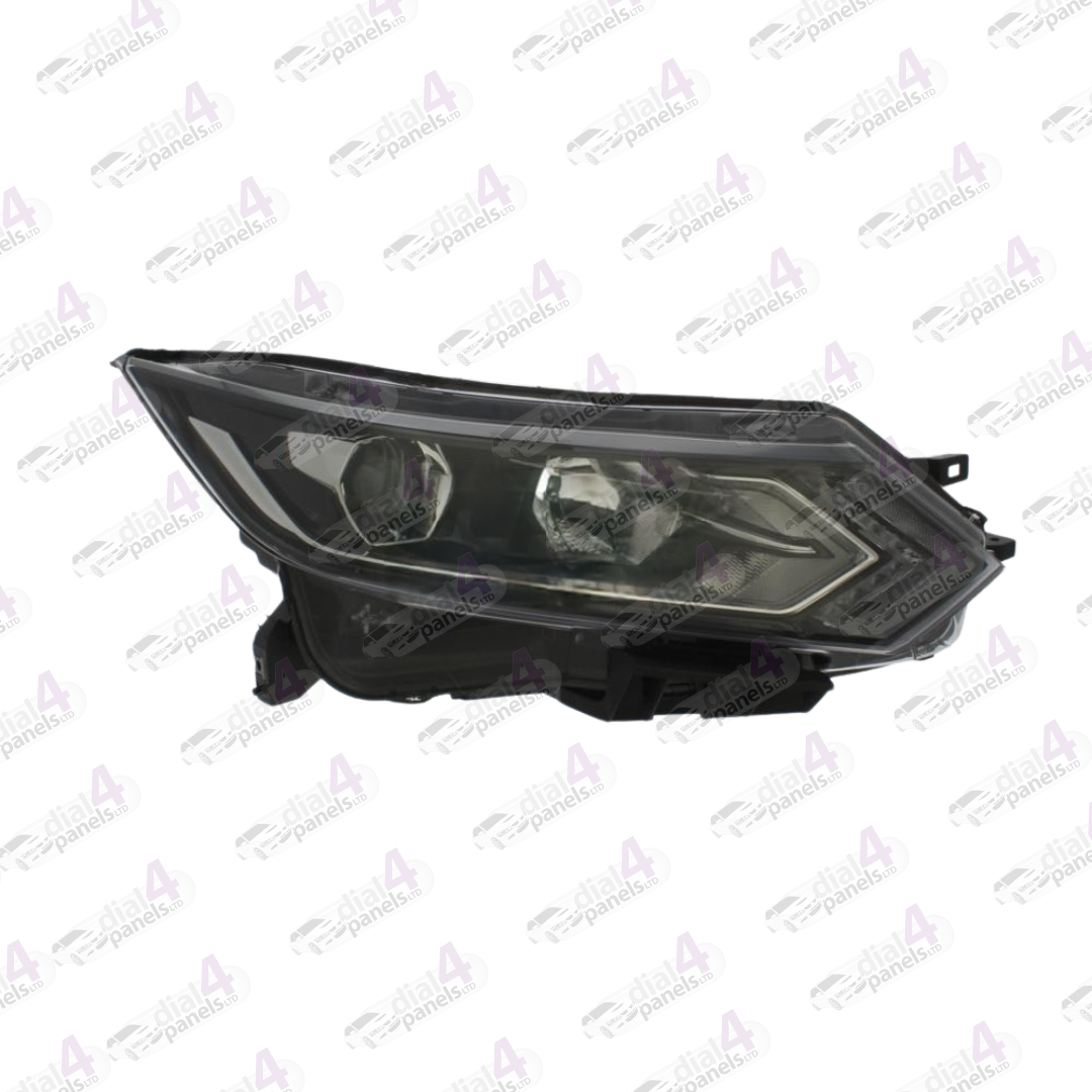 NISSAN QASHQAI 2017-2021 HEADLAMP BLACK LED DRL RIGHT 26010HV50B