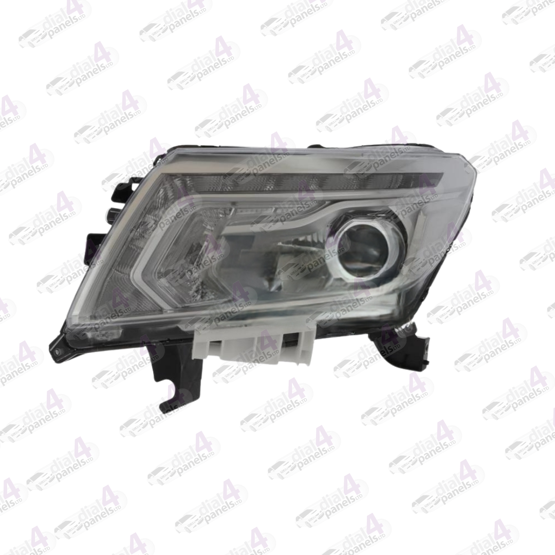 NISSAN NAVARA 2016-2019 HEADLAMP CHROME LED DRL LEFT 260604JA5A