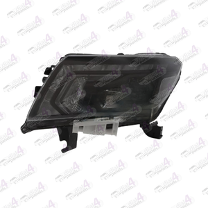NISSAN NAVARA 2016-2022 HEADLAMP BLACK LED DRL LEFT 260605JT0A