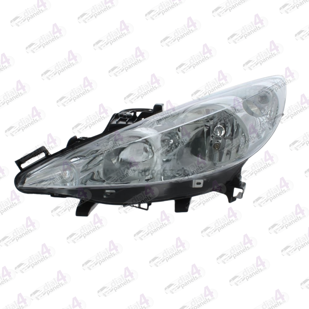 PEUGEOT 207 2006-2013 HEADLAMP CHROME LEFT 620897