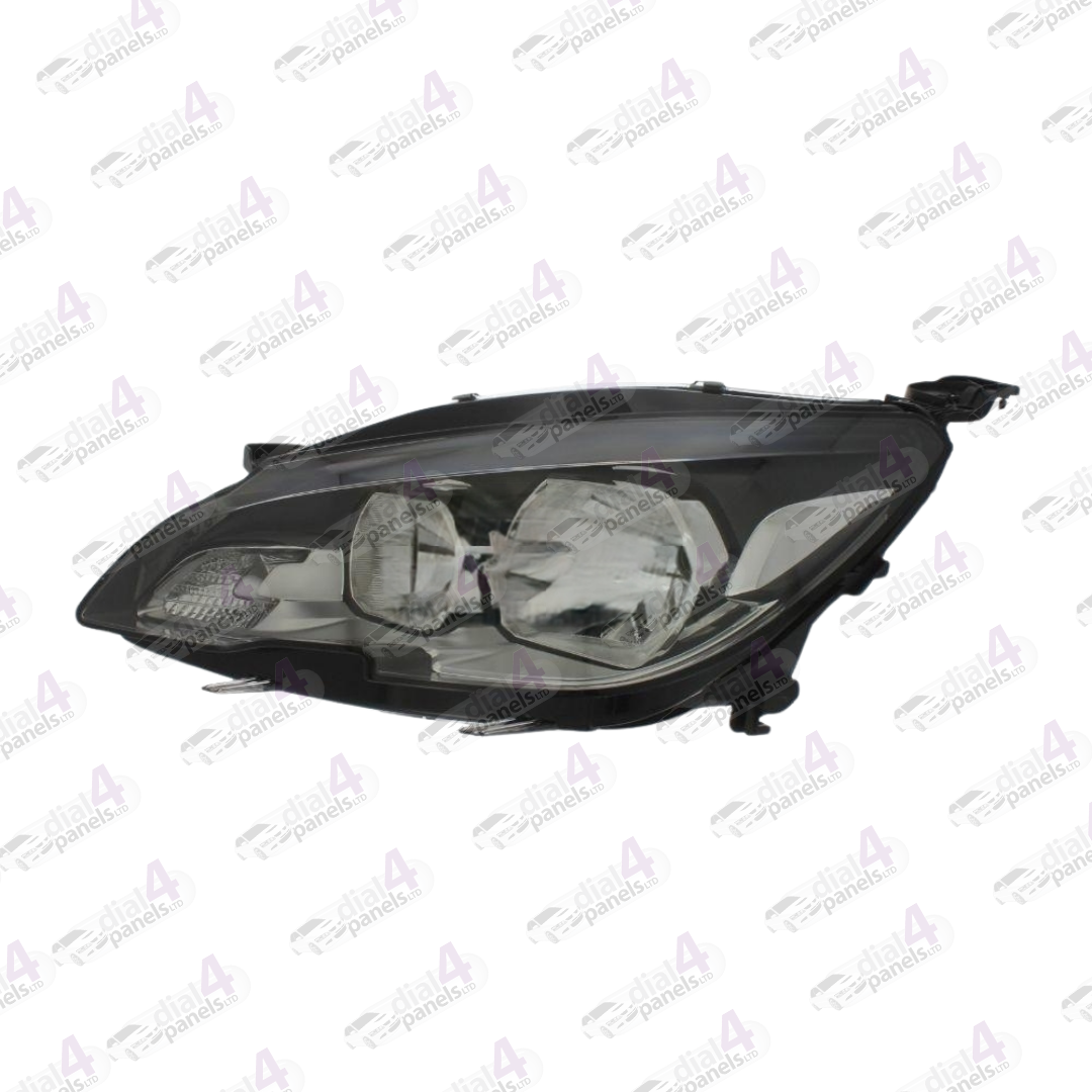 PEUGEOT 308 2014-2017 HEADLAMP BLACK LEFT 9800553280