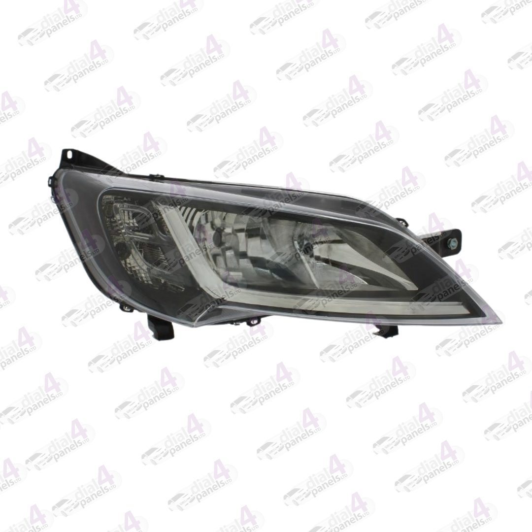 PEUGEOT BOXER 2014> HEADLAMP BLACK LED DRL RIGHT 1375099080 - 1394421080 - 1635076980 - 1682747680