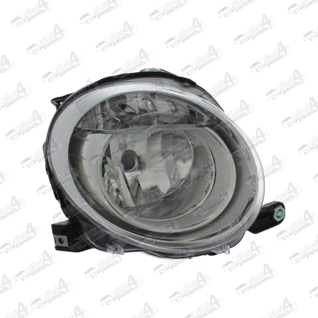 FIAT 500 2007-2015 HEADLAMP CHROME RIGHT 51787491 - 51787492 - 71771825