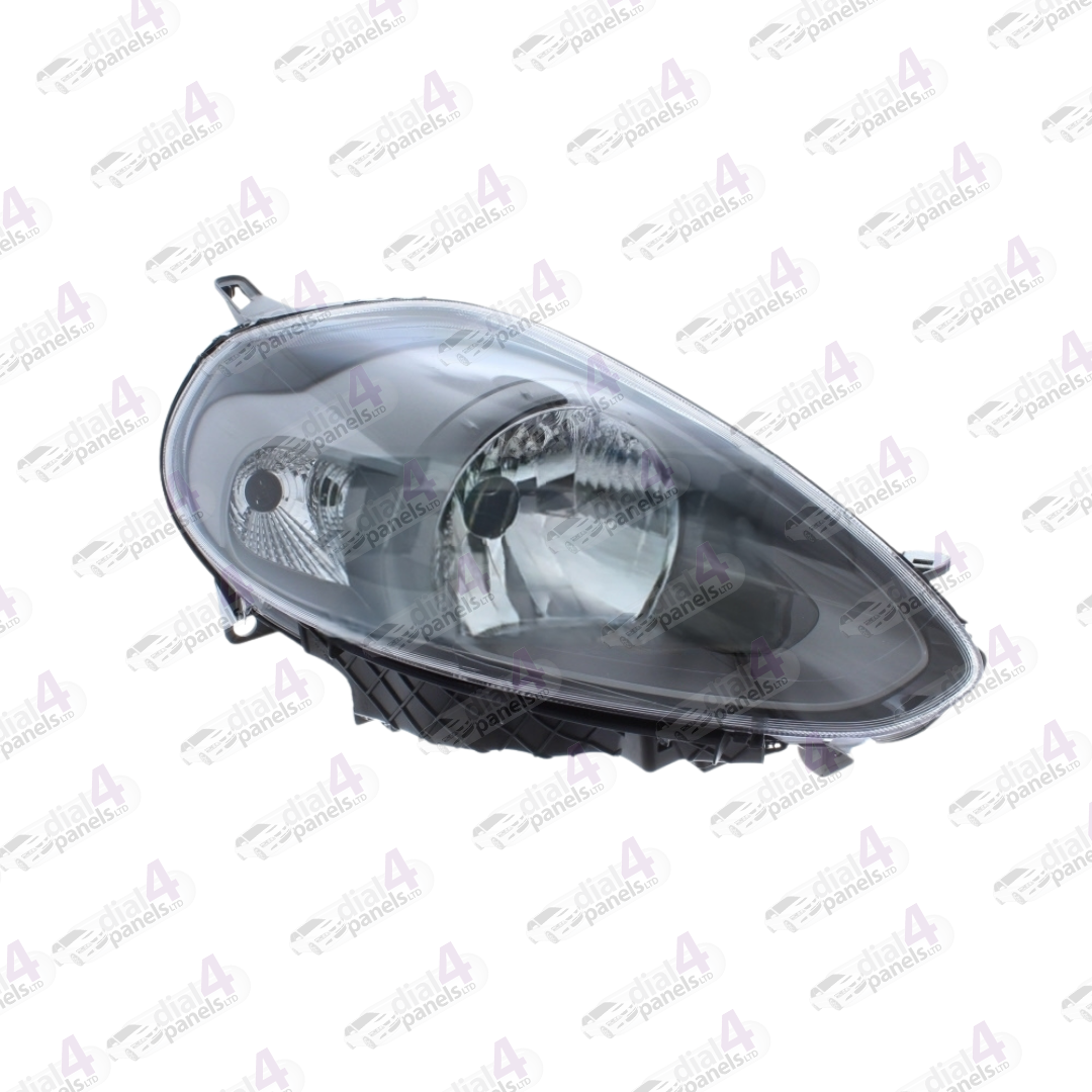 FIAT PUNTO EVO 2010-2018 HEADLAMP DARK GREY RIGHT 51855639 - 51855641