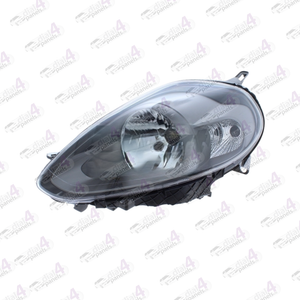 FIAT PUNTO EVO 2010-2018 HEADLAMP DARK GREY LEFT 51855647 - 986824180