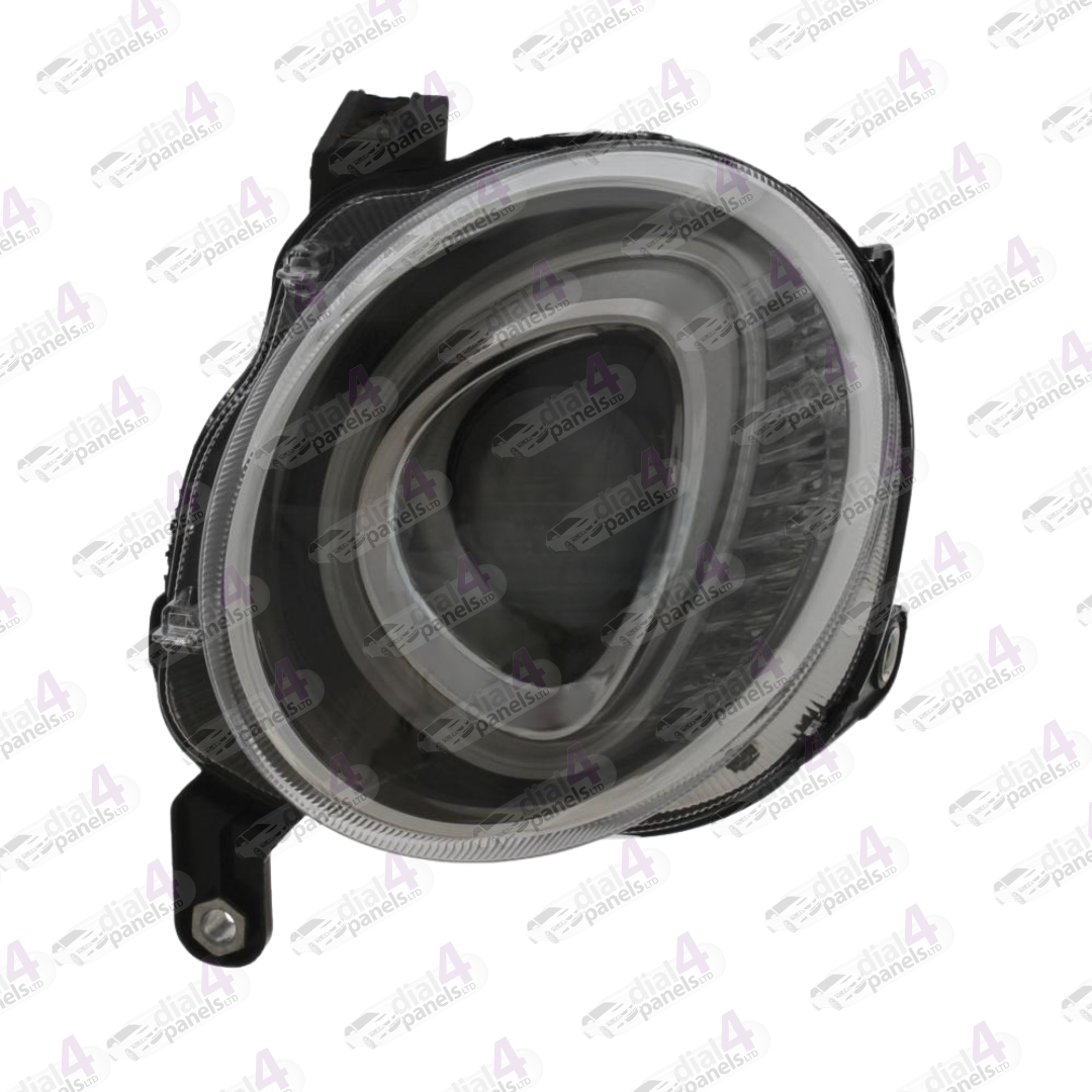 FIAT 500 2015> HEADLAMP BLACK RIGHT 52007419 - 52088872 - 52129442