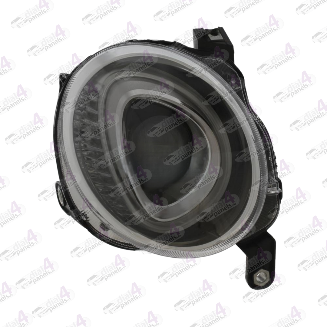 FIAT 500 2015> HEADLAMP BLACK LEFT 52007421 - 52088876 - 52129444