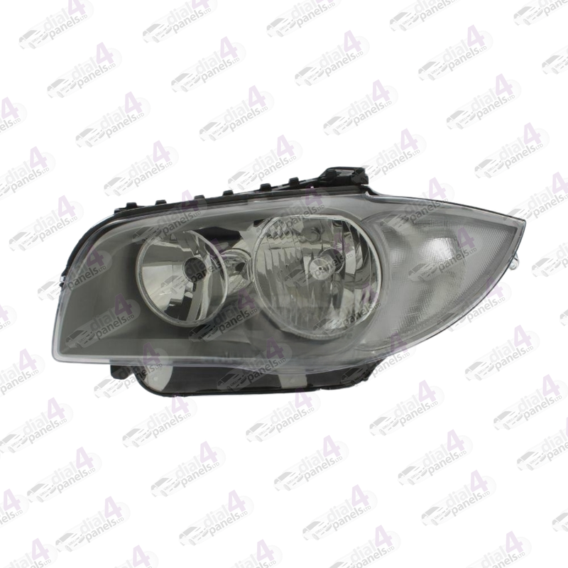 BMW 1 SERIES 2004-2007 HEADLAMP CHROME LEFT 63126924485 - 63126924487