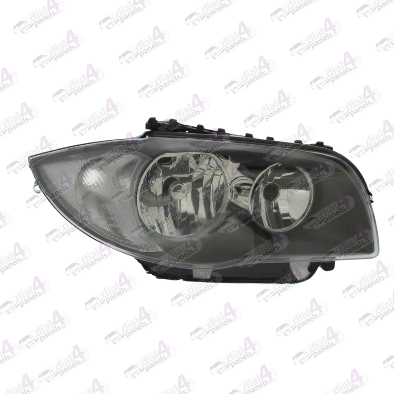 BMW 1 SERIES 2007-2010 HEADLAMP GREY RIGHT 63117193388 - 63117249652