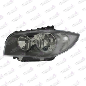 BMW 1 SERIES 2007-2010 HEADLAMP GREY LEFT 63117193387 - 63117249651