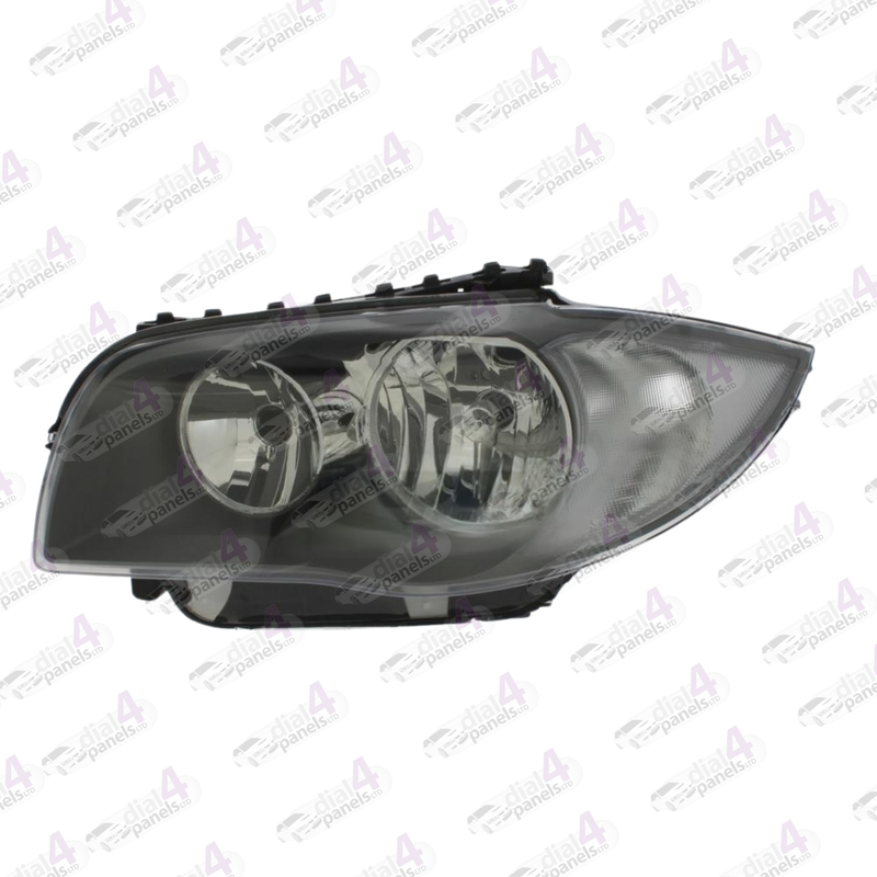 BMW 1 SERIES 2007-2010 HEADLAMP GREY LEFT 63117193387 - 63117249651
