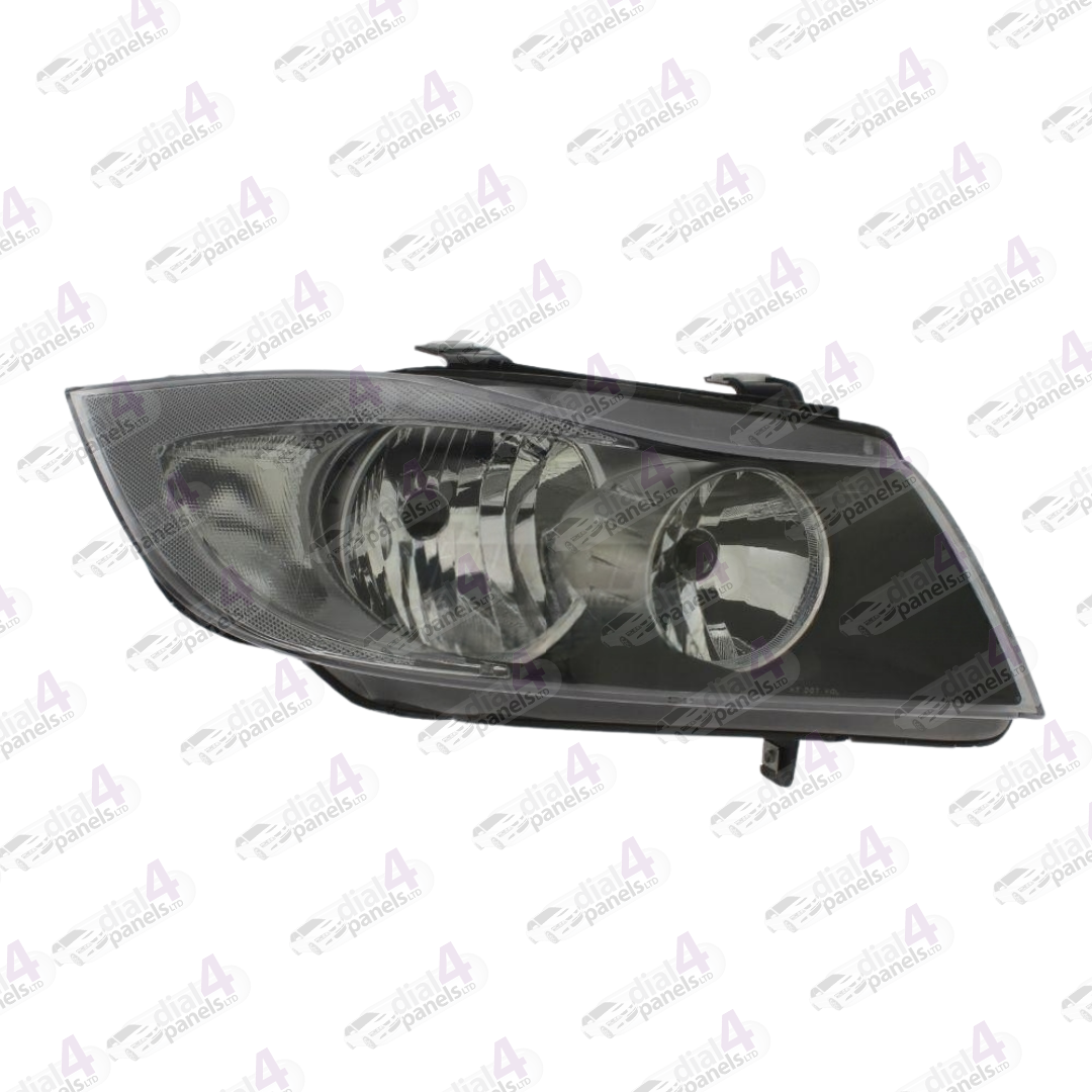 BMW 3 SERIES 2005-2008 HEADLAMP BLACK RIGHT 63116942722 - 63116942724