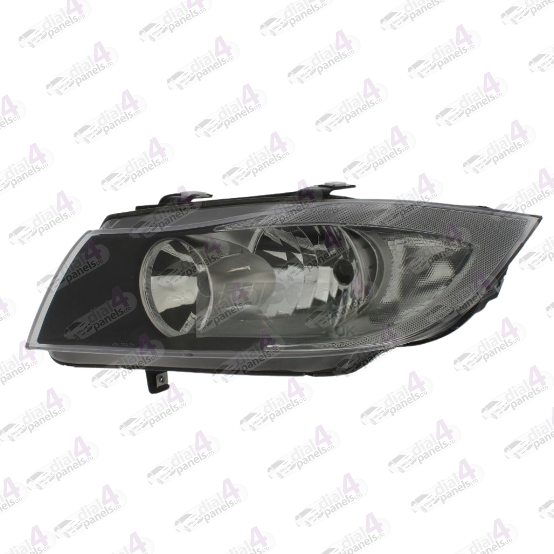 BMW 3 SERIES 2005-2008 HEADLAMP BLACK LEFT 63116942721 - 63116942723