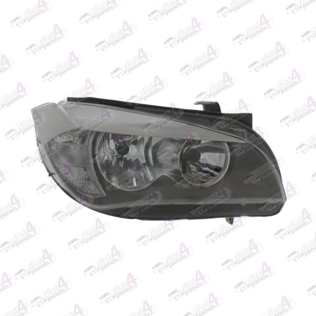 BMW X1 2009-2012 HEADLAMP BLACK RIGHT 63112990004