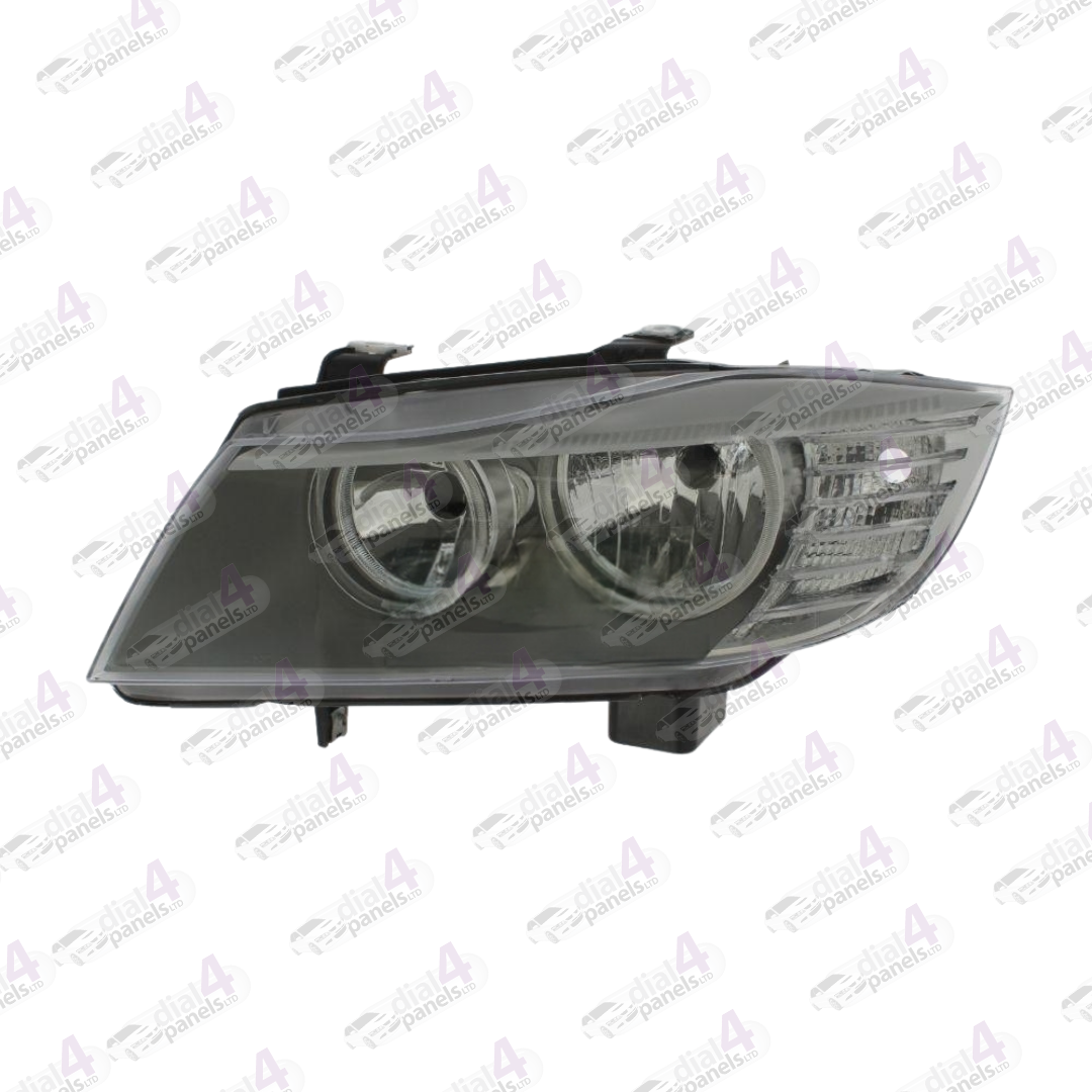 BMW 3 SERIES 2008-2011 HEADLAMP BLACK LEFT 63117202573 - 63117202575