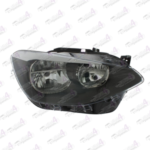 BMW 1 SERIES 2011-2015 HEADLAMP BLACK RIGHT 63117229672 - 63117229686