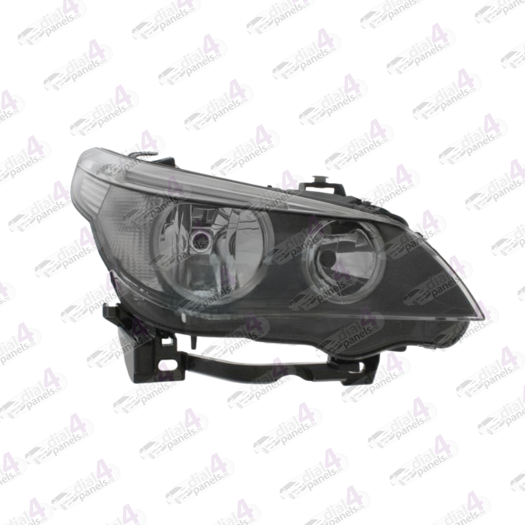 BMW 5 SERIES 2003-2007 HEADLAMP GREY LED DRL RIGHT
