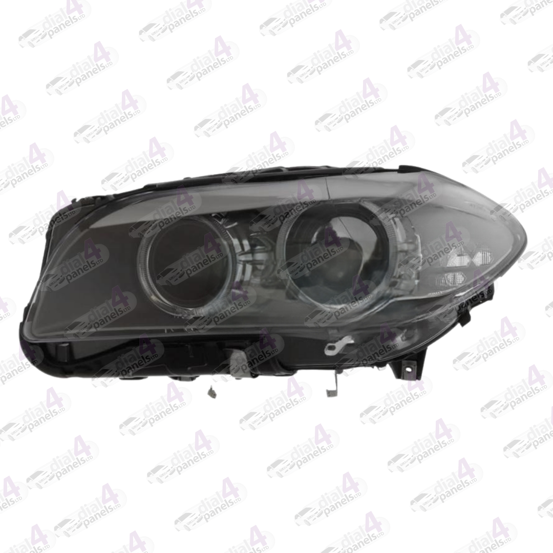 BMW 5 SERIES 2010-2014 HEADLAMP XENON BLACK LED DRL LEFT 63117271909 