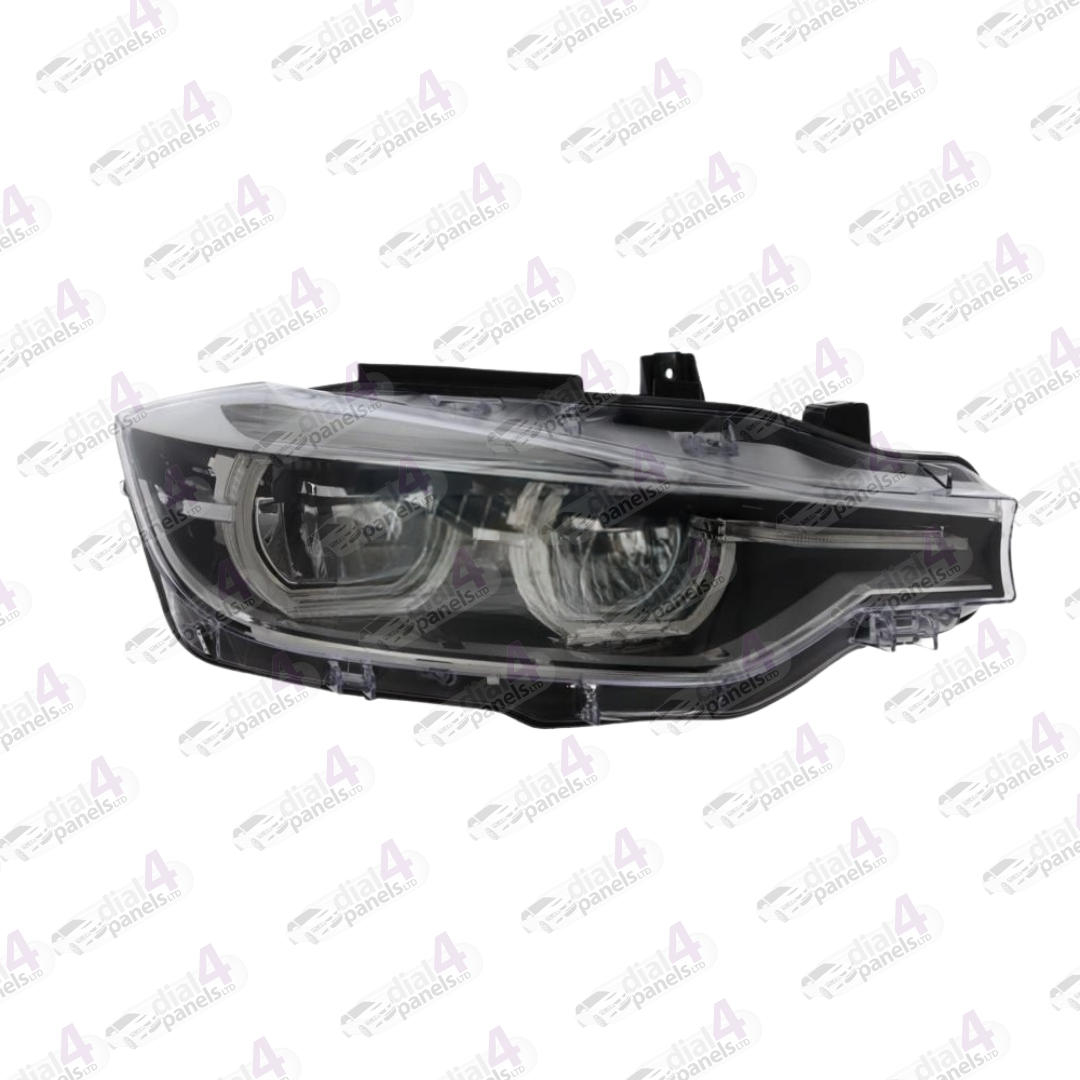 BMW 3 SERIES 2015-2019 HEADLAMP BLACK LED DRL RIGHT 63117365598 