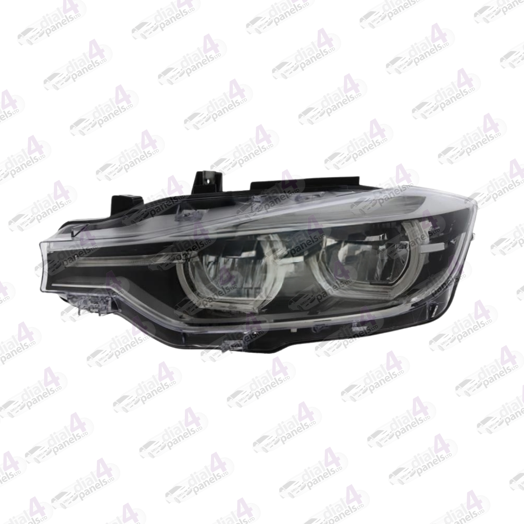 BMW 3 SERIES 2015-2019 HEADLAMP BLACK LED DRL LEFT 63117365597 