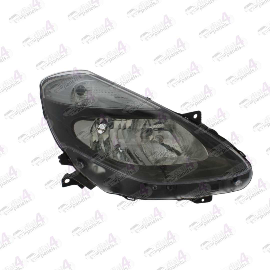 RENAULT CLIO 2009-2012 HEADLAMP BLACK RIGHT 260100609R - 260104317R