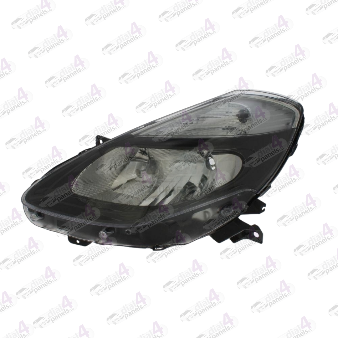 RENAULT CLIO 2009-2012 HEADLAMP BLACK LEFT